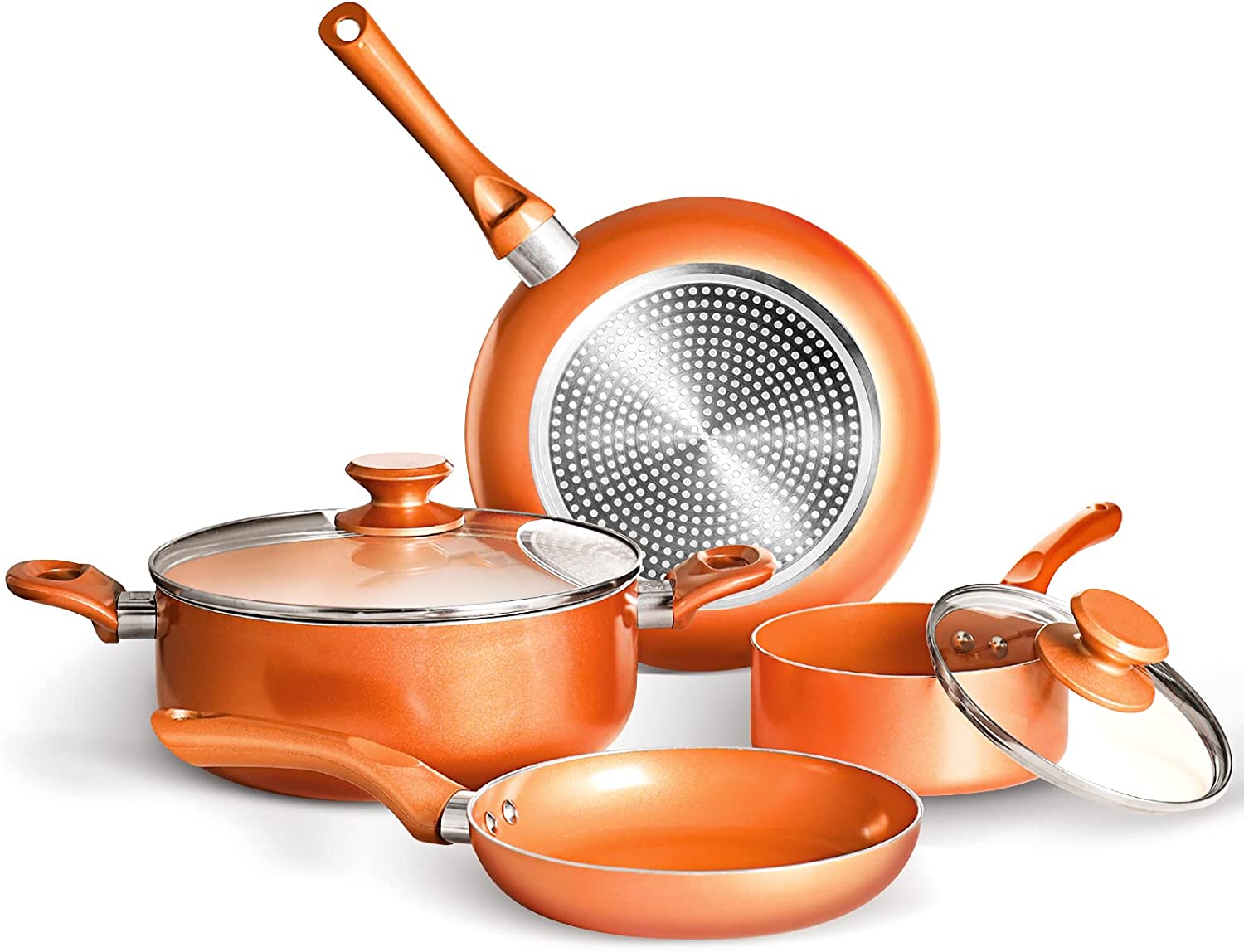 (Store Closing Sale) 6 Pieces Pots and Pans Set