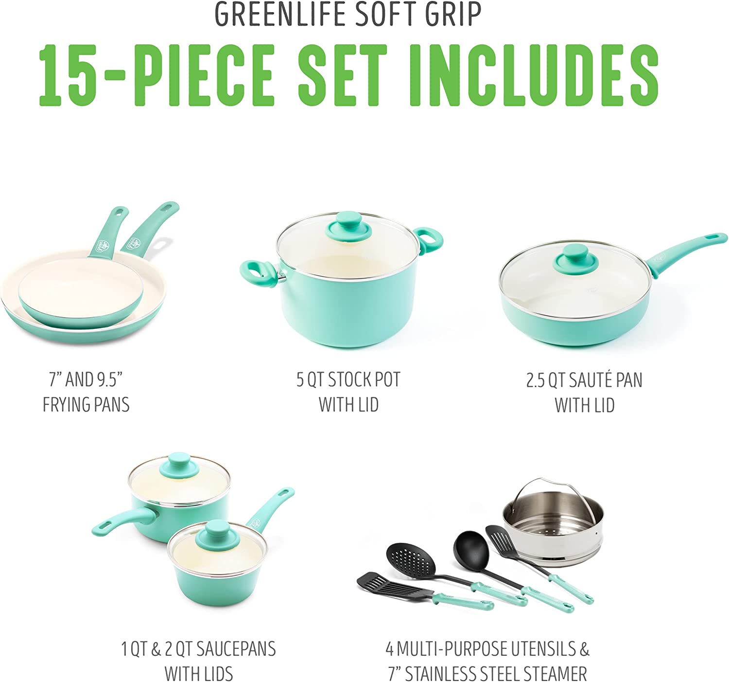 Healthy Ceramic Nonstick 13 Piece