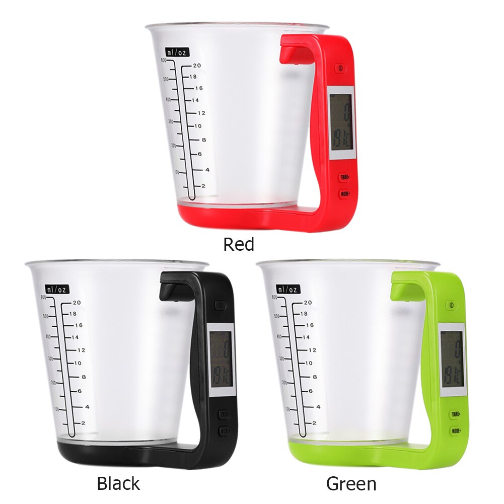 (Store Closing Sale) New Electronic Measuring Cup Kitchen Food Water Scales Digital Beaker Measurement Cups Digital Weigh Temperature Measuring Cups