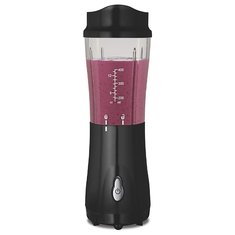 Shakes and Smoothies with BPA-Free Personal Blender, 14 oz, Raspberry