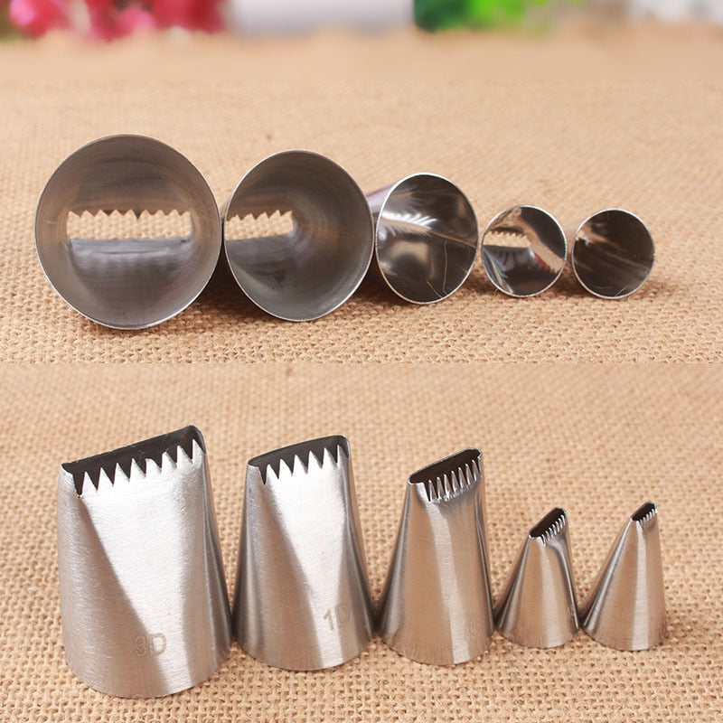 (Store Closing Sale) 1/3/5/7pc/set of chrysanthemum Nozzle Icing Piping Pastry