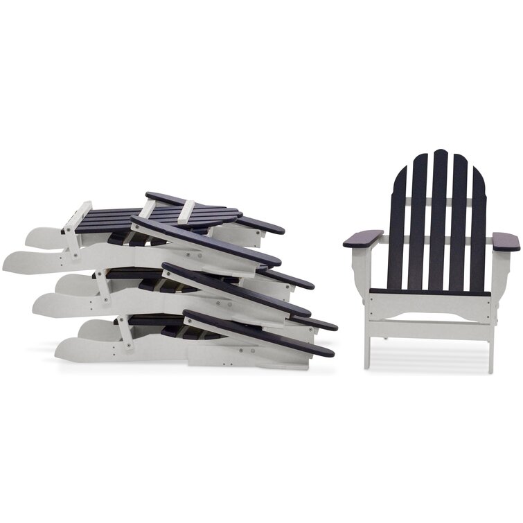 Alprentice Plastic/Resin Folding Adirondack Chair