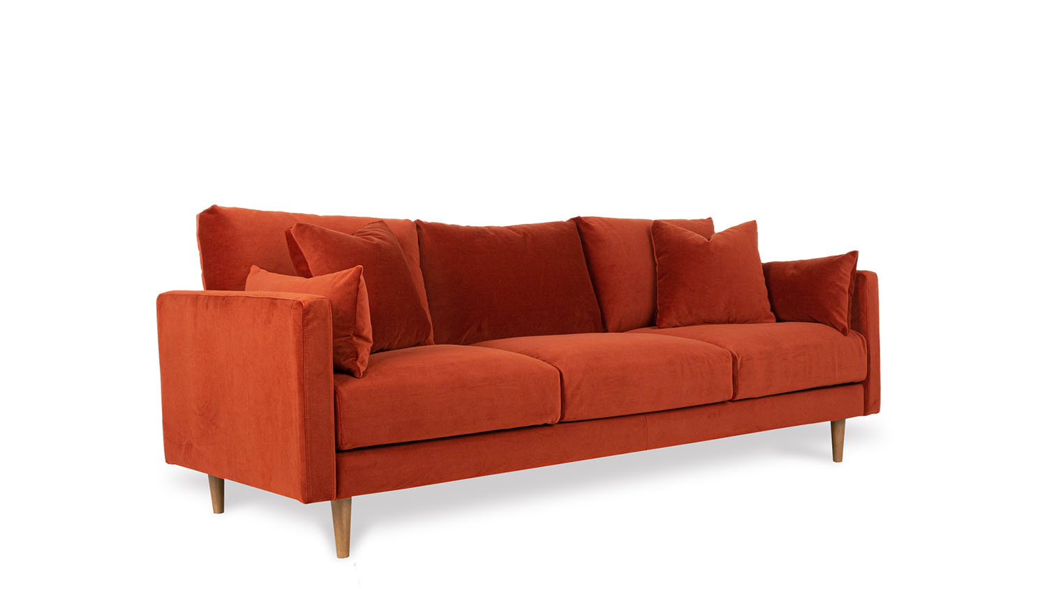 Anna Velvet 3 Seat Sofa