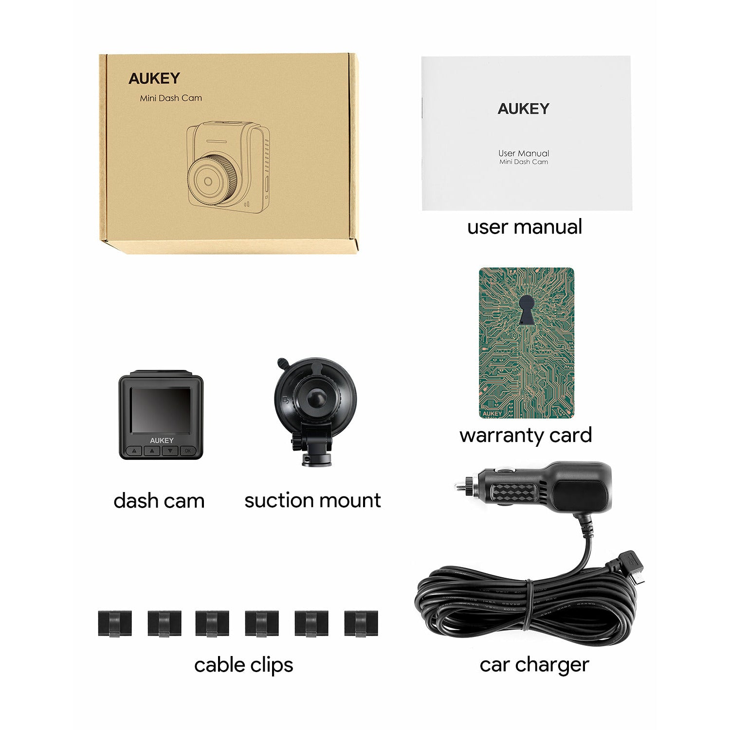 AUKEY Mini Dash Cam 1080P DRA5