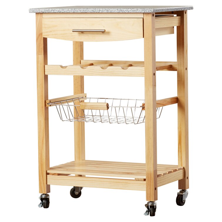 Macy Granite Kitchen Cart