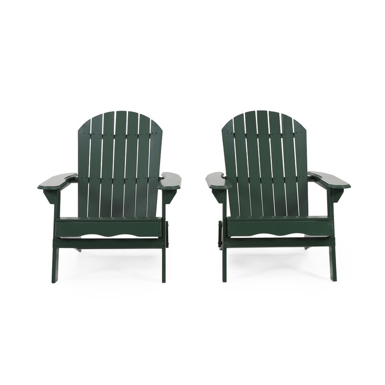 Woking Acacia Outdoor Adirondack Chair Set