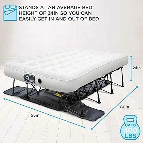 🔥Clearance Sale🔥Air Mattress with Frame & Rolling Case