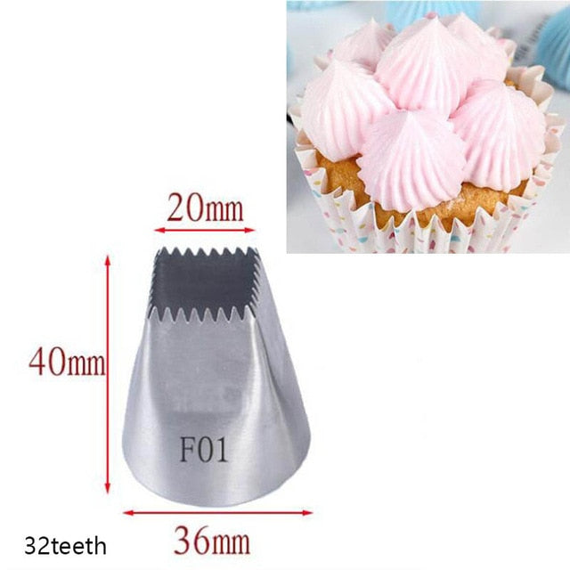 (Store Closing Sale) 1/3/5/7pc/set of chrysanthemum Nozzle Icing Piping Pastry