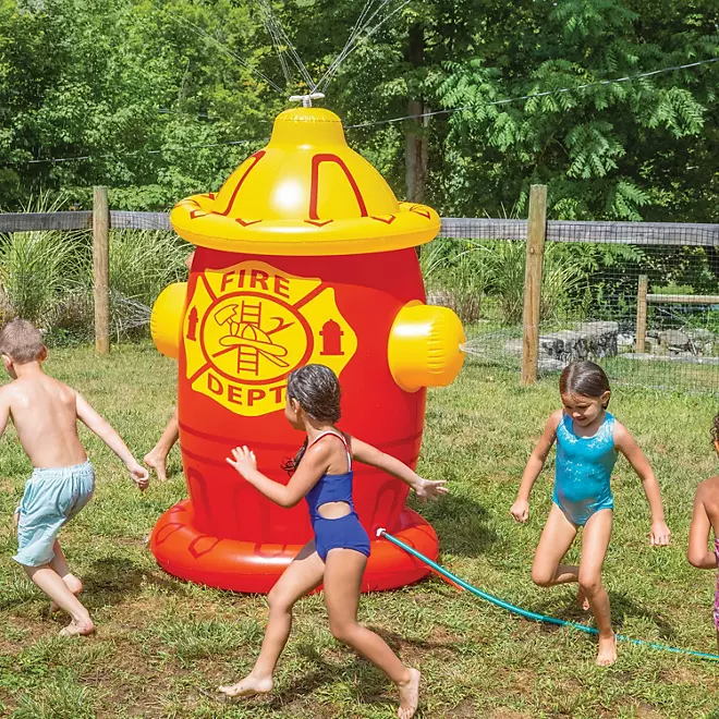 🚒🚒Giant Inflatable Fire Hydrant Backyard Water Sprinkler - Children's water sprinkler toys