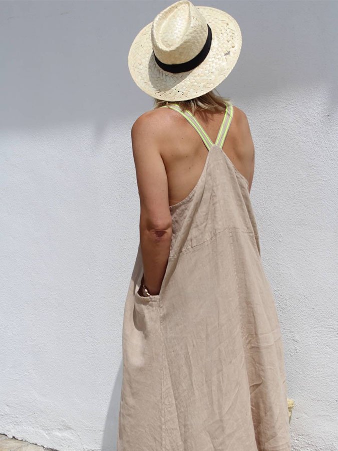 Casual Sleeveless Slip Dress