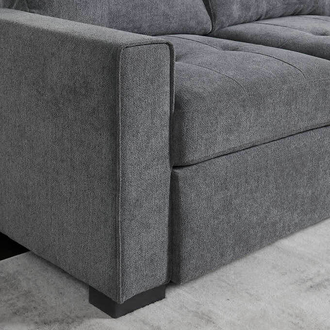 Kendale Sleeper Sofa With Storage Chaise