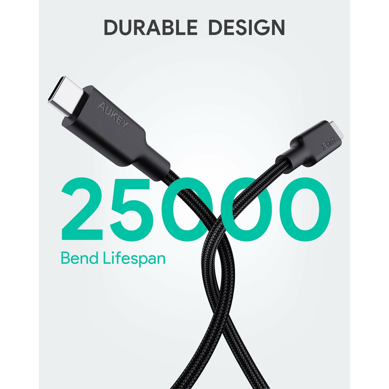 AUKEY CB-CD31 Nylon USB-C to C cable