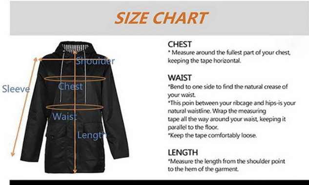 Plain Waterproof Windproof Long Sleeve Casual Hoodie Trench Coat