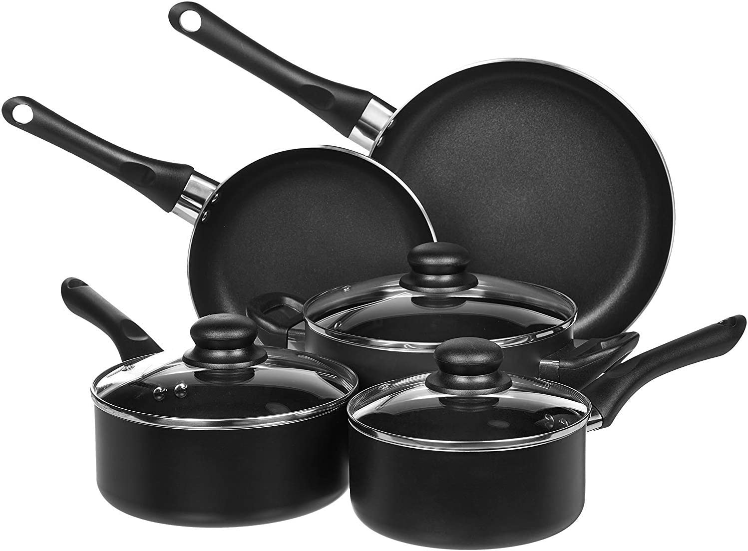 (Store Closing Sale) Non-Stick Cookware Set, Pots, Pans and Utensils - 15-Piece Set