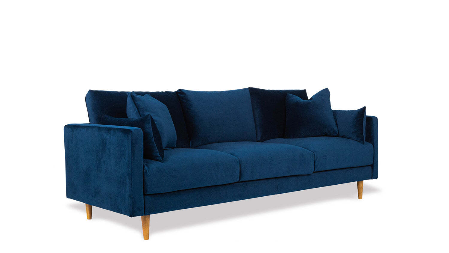 Anna Velvet 3 Seat Sofa