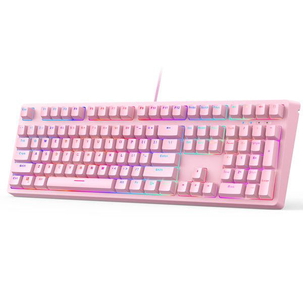 AUKEY Mechanical Gaming Keyboard - Pink