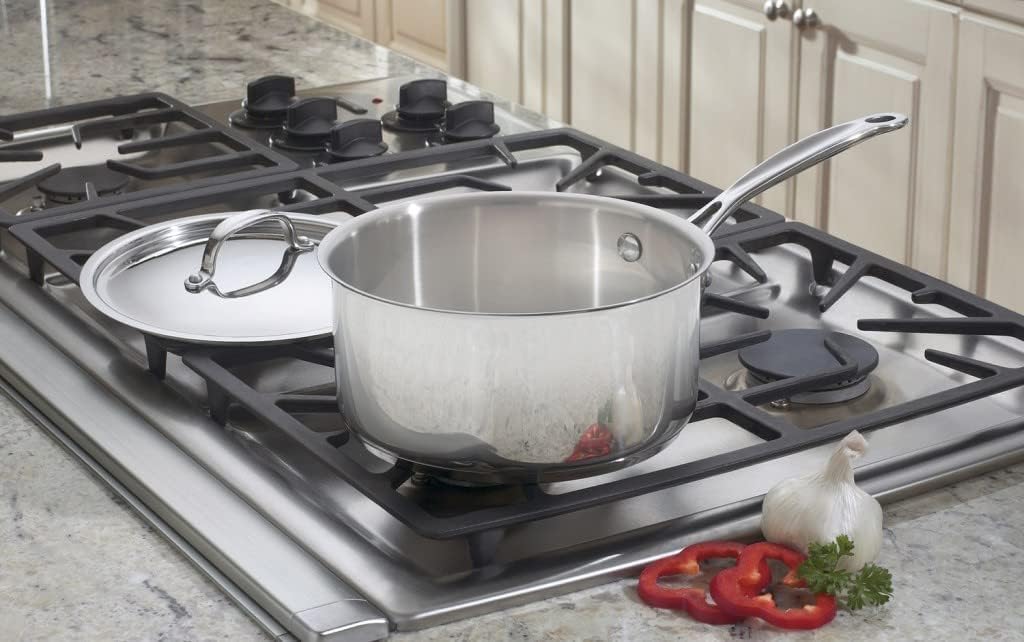 Stainless Steel 17-Piece Set Chef's-Classic-Stainless-Cookware-Collection