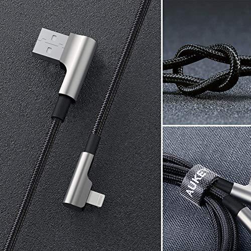 AUKEY CB-AL04 90 Degree Lightning Data Cable L=1M*2Piece