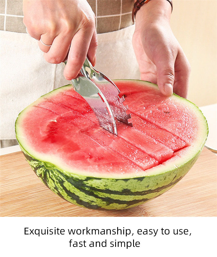 (Store Closing Sale) Stainless Steel Watermelon Slicer