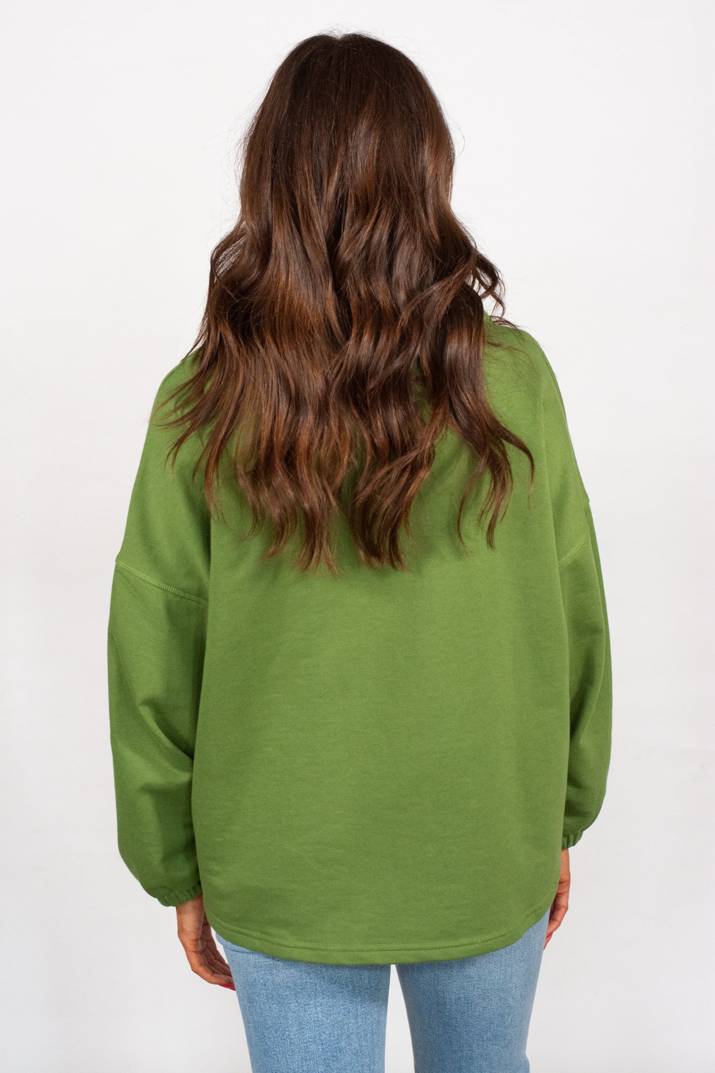 Always Direct Green Half Zip Pullover