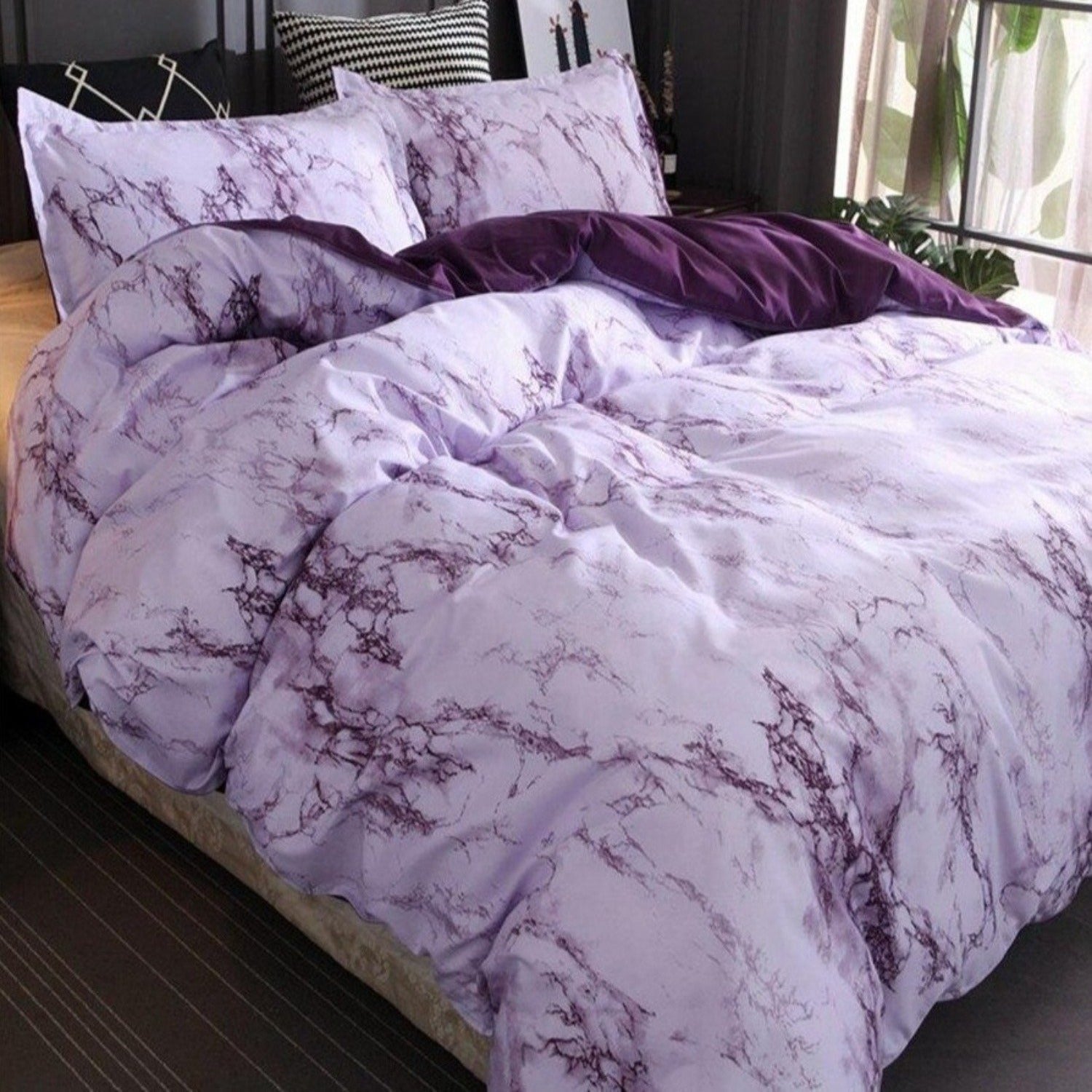 Marble Duvet Cover Bedding Set