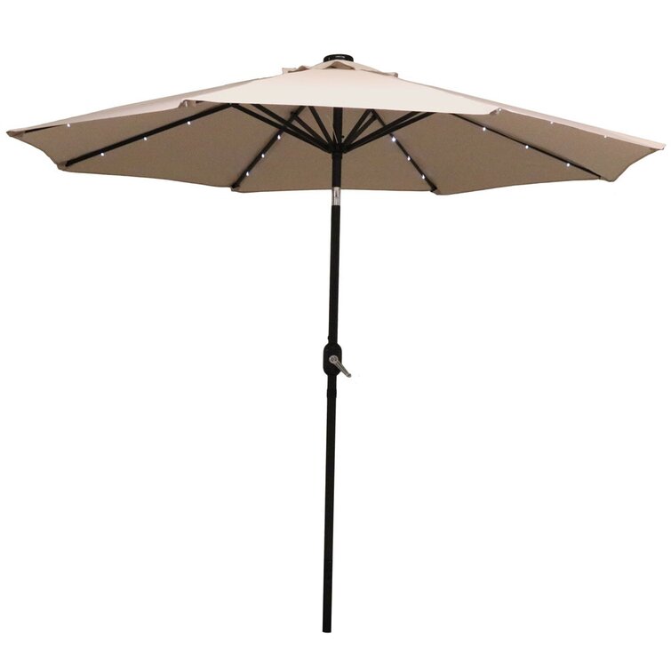 Jericho 108'' Lighted Market Umbrella