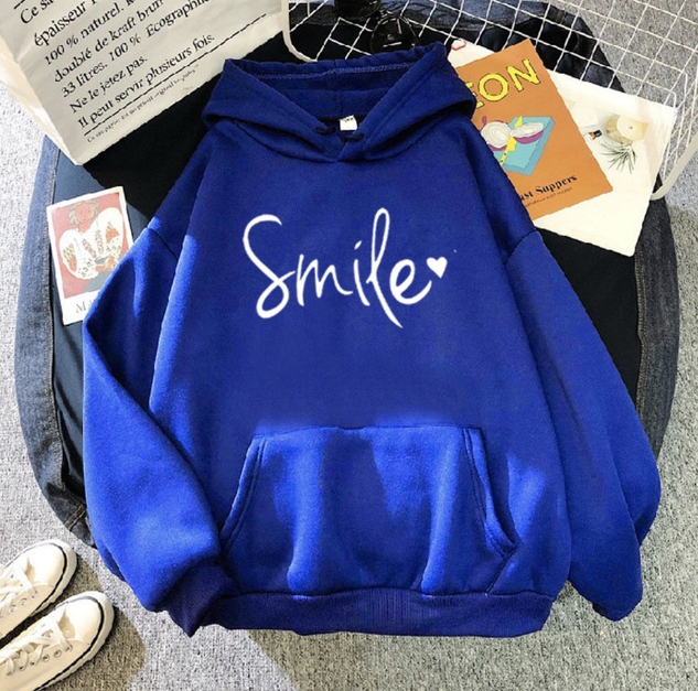 Casual Hoodie Text Letters Hoodie