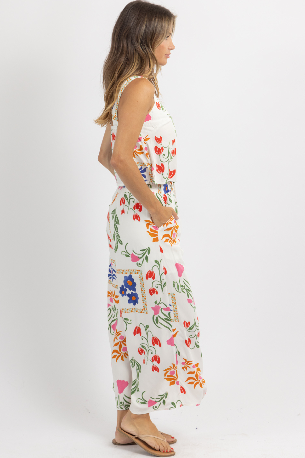 MARIBEL FLORAL PANT SET