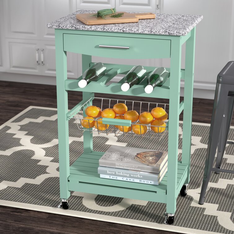 Macy Granite Kitchen Cart