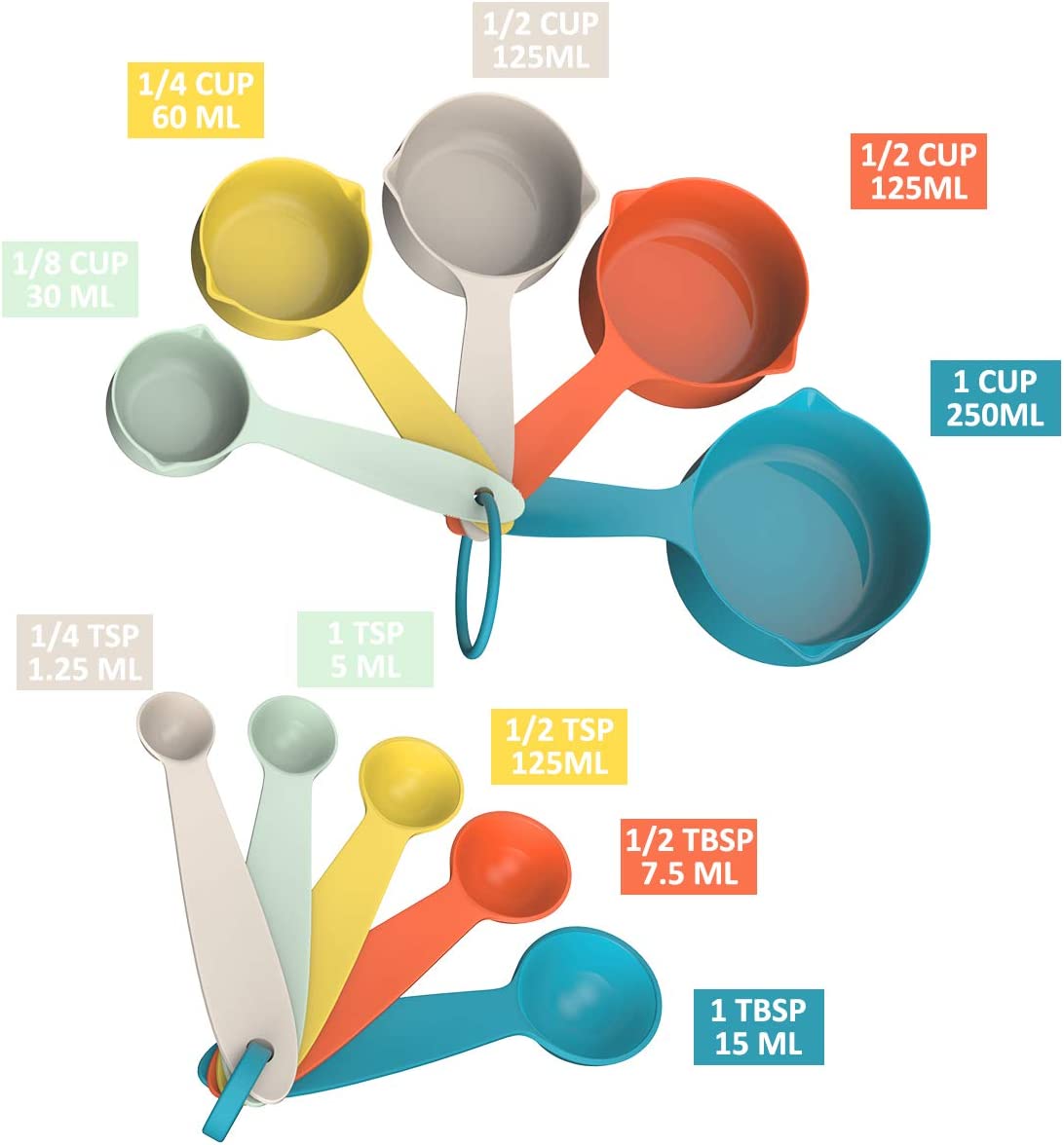 Silicone cooking utensils set