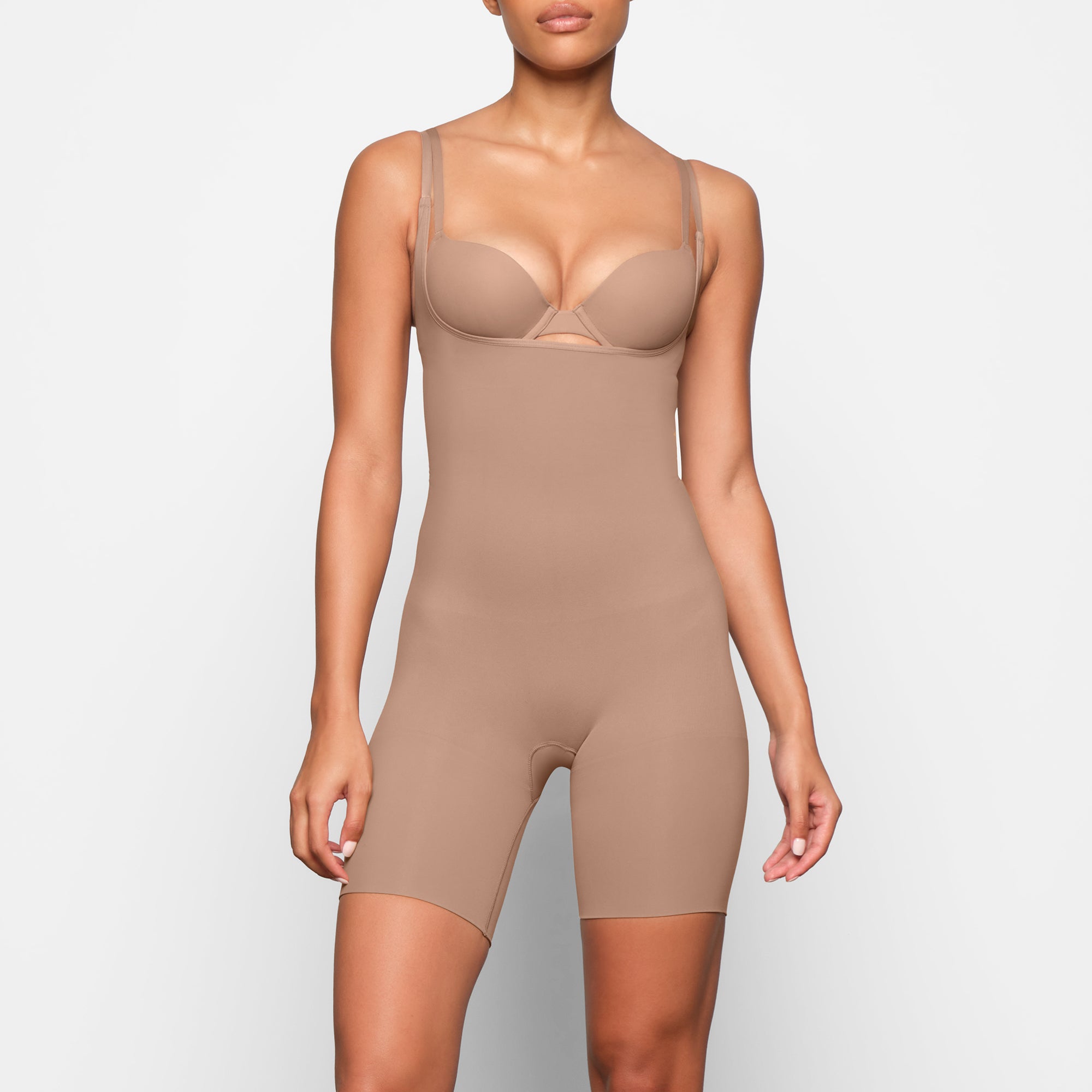 Butt Enhancing Open Bust Bodysuit