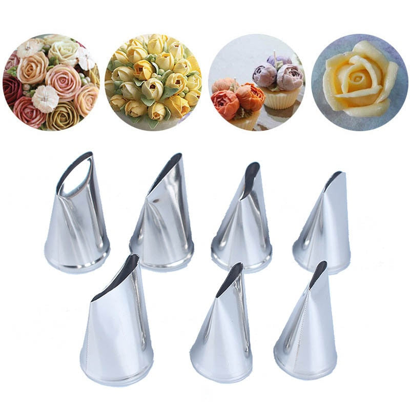 (Store Closing Sale) 1/3/5/7pc/set of chrysanthemum Nozzle Icing Piping Pastry