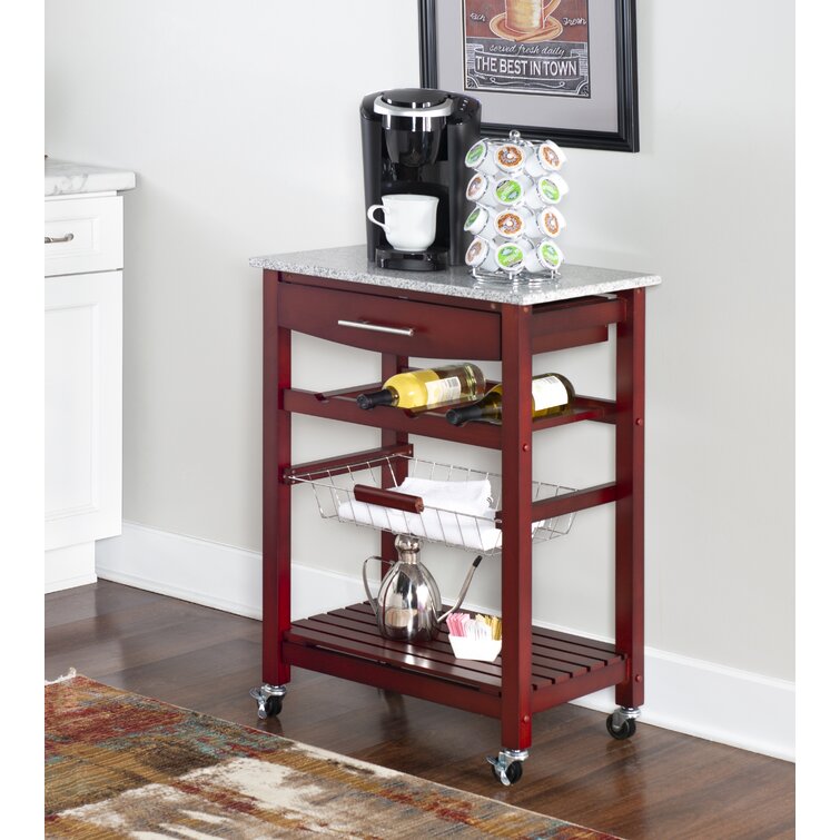 Macy Granite Kitchen Cart