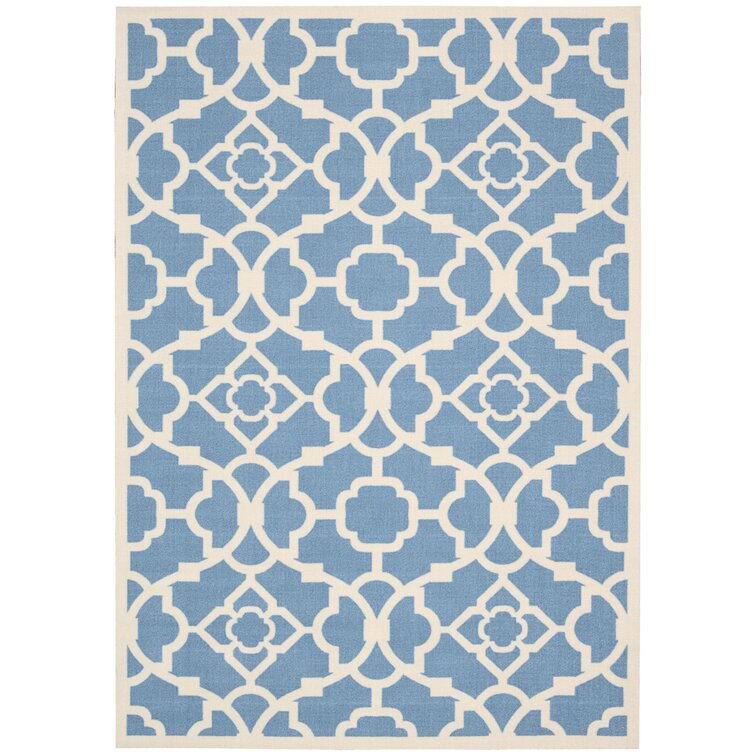 Ariene Navy Blue Indoor/Outdoor Rug