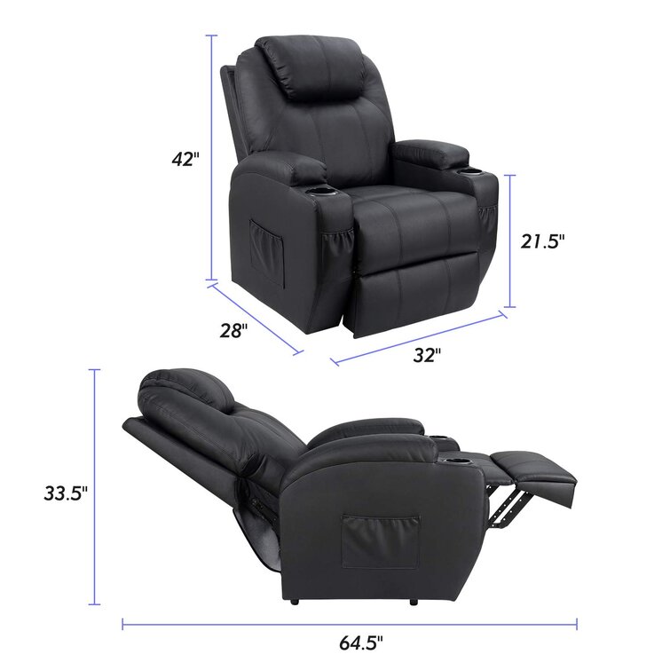 ✨Faux Leather Power Lift Recliner Chair with Massage and Heating Functions✨