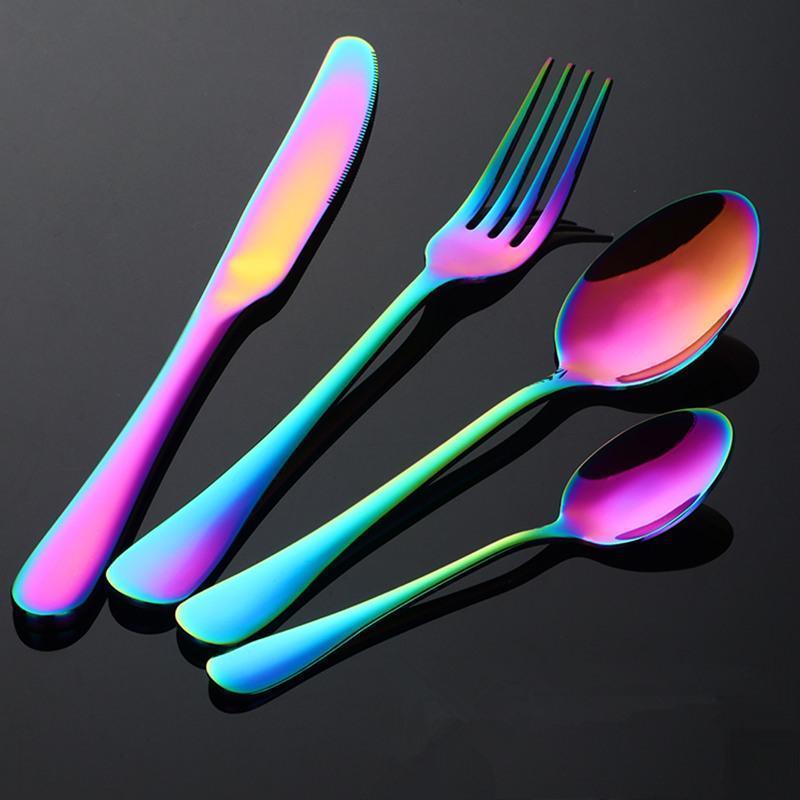 (Store Closing Sale) Irised Flatware