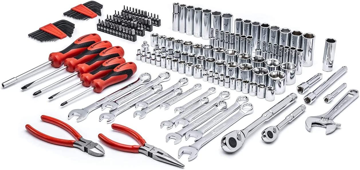 180 Pc. Professional Tool Set in Tool Storage Case - CTK180