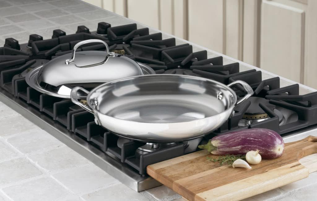 Stainless Steel 17-Piece Set Chef's-Classic-Stainless-Cookware-Collection