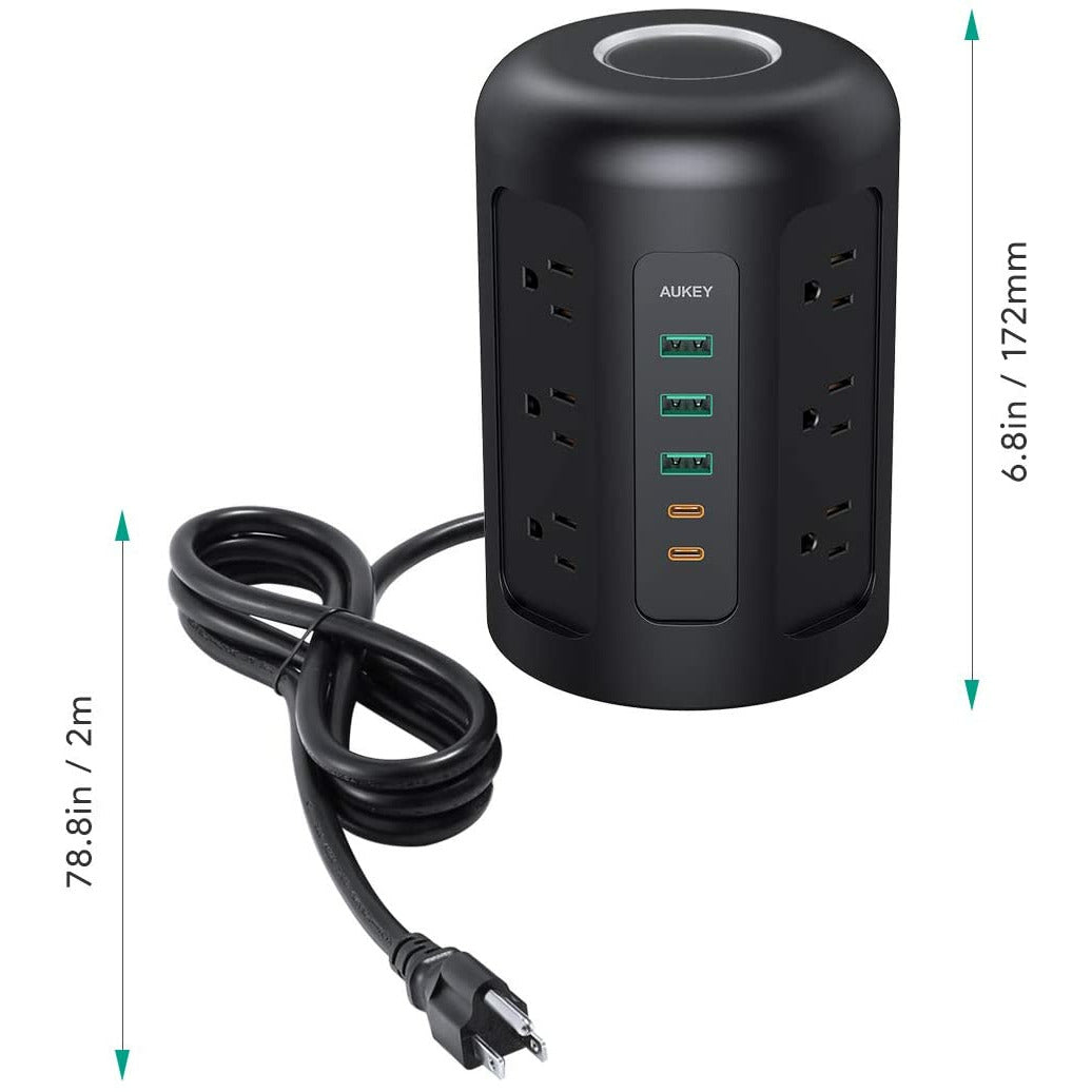 AUKEY PA-S24 Power Strip Tower XL