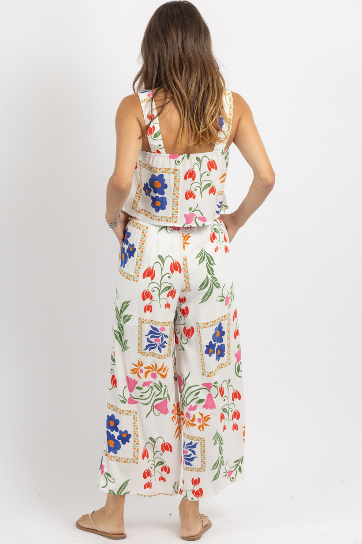 MARIBEL FLORAL PANT SET