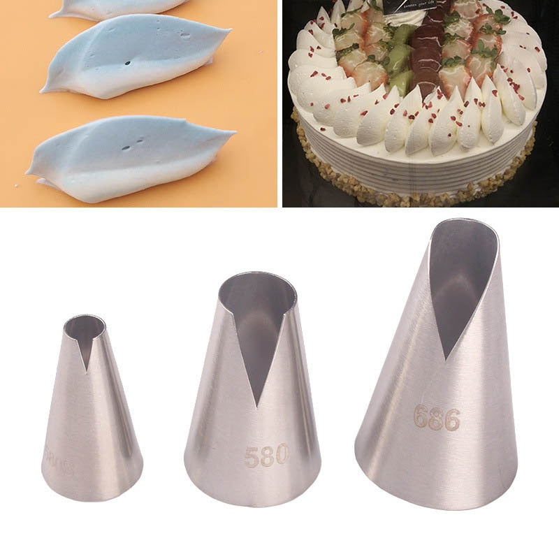 (Store Closing Sale) 1/3/5/7pc/set of chrysanthemum Nozzle Icing Piping Pastry