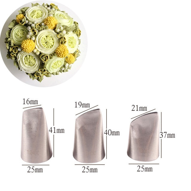 (Store Closing Sale) 1/3/5/7pc/set of chrysanthemum Nozzle Icing Piping Pastry