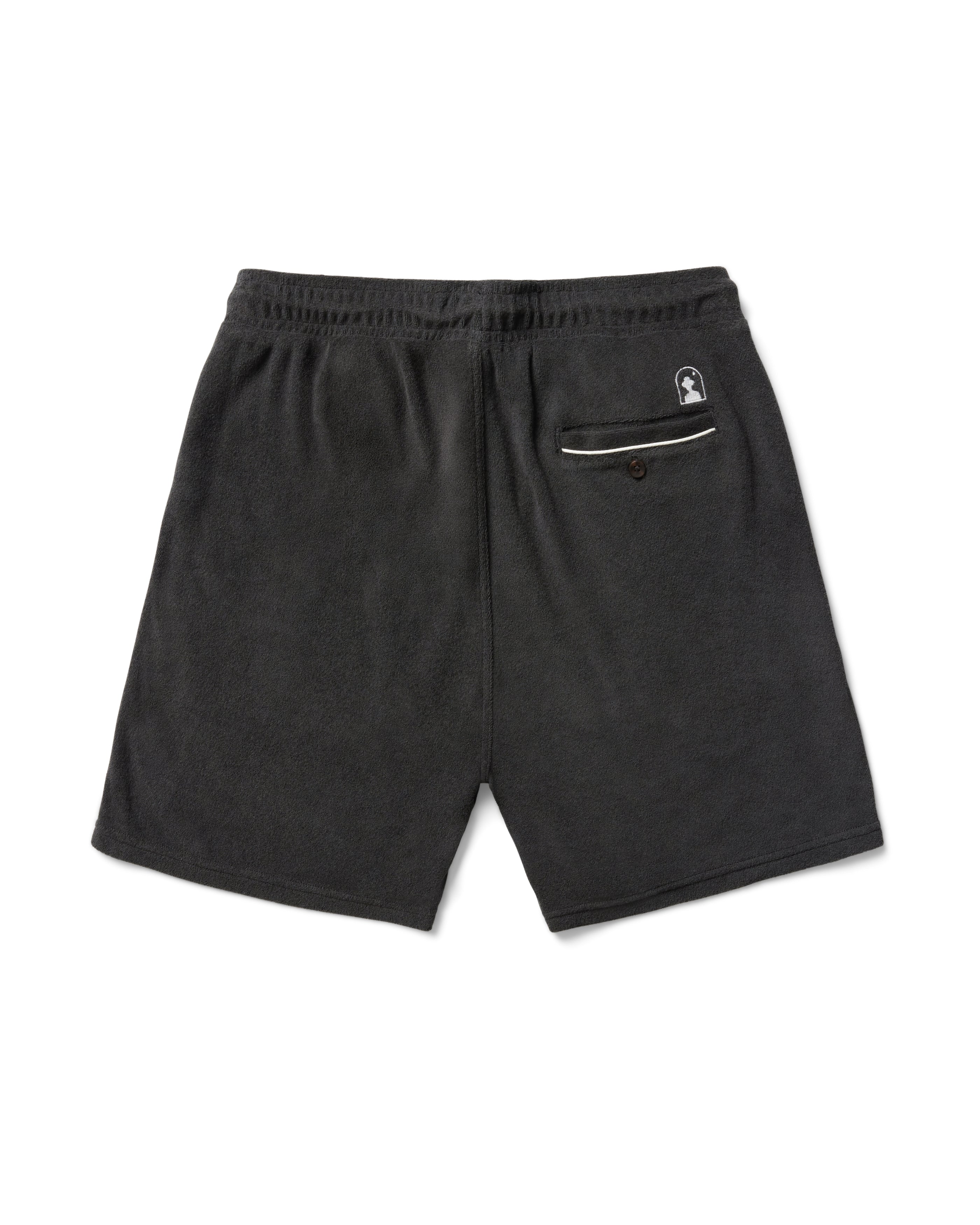 The Gaucho Terry Cloth Shorts - Onyx