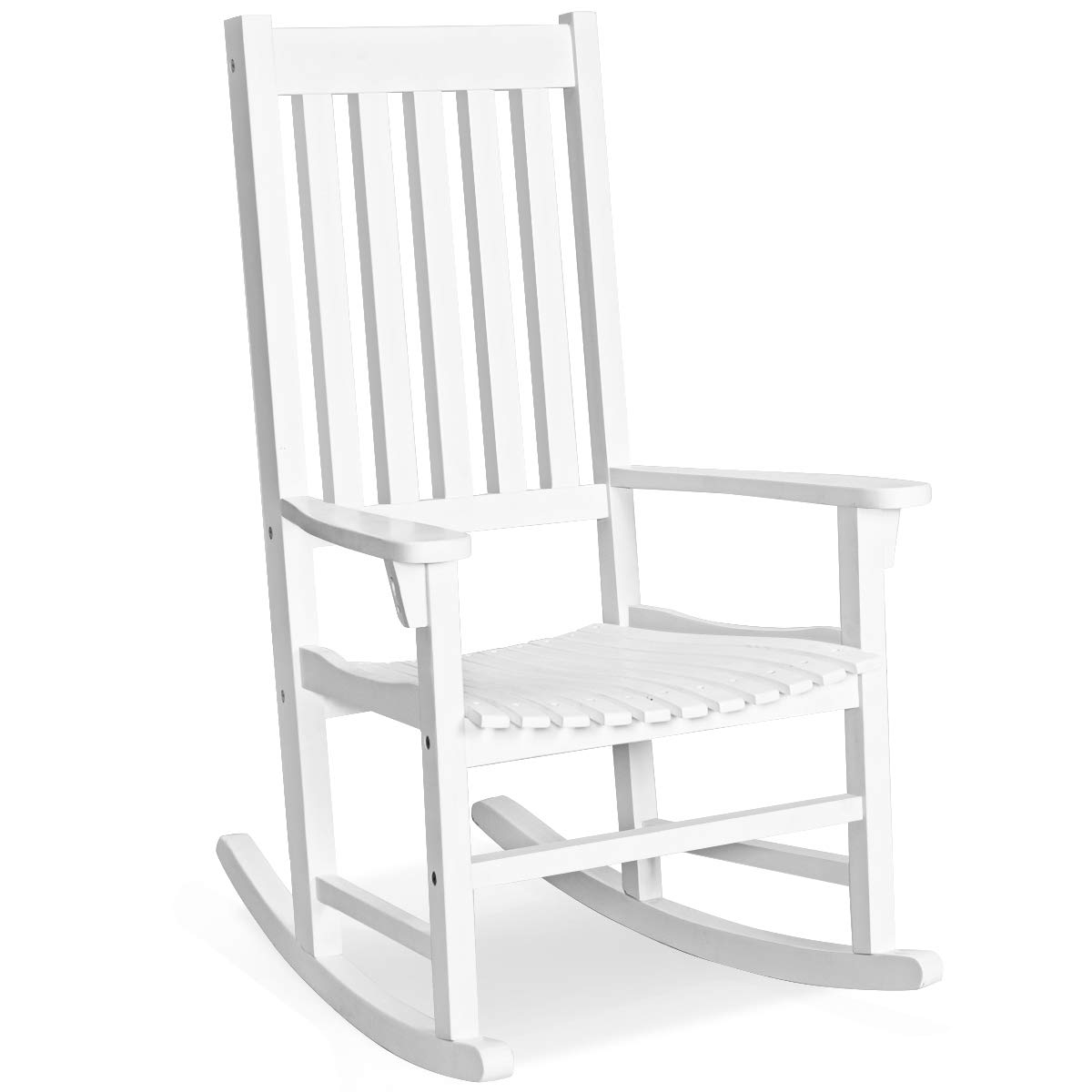 Comfortable wooden rocking chair