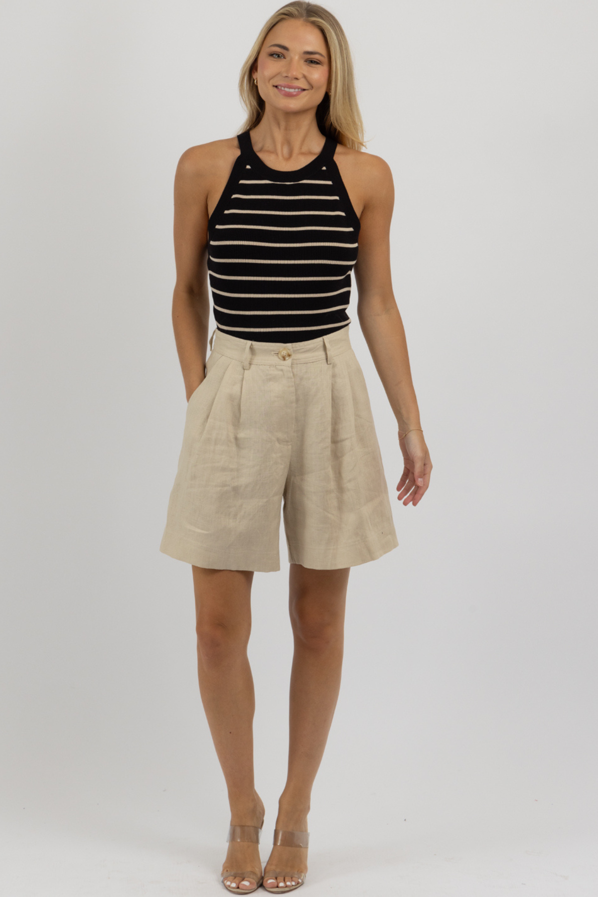 SAIL BLACK STRIPE TANK