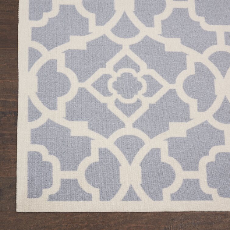 Ariene Navy Blue Indoor/Outdoor Rug