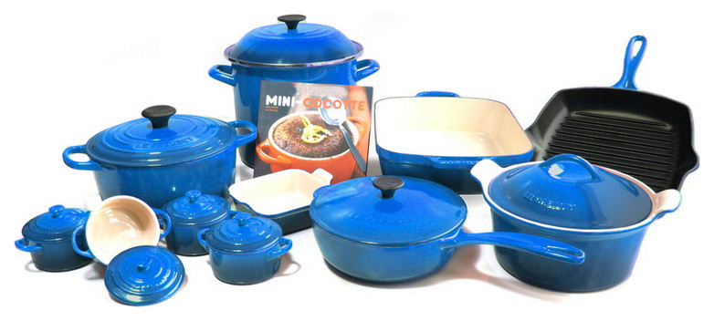 (Store Closing Sale) Mixed 20 PCs Cast Iron Cookware Set