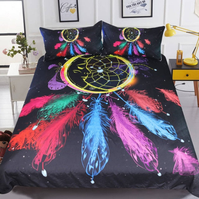 Moon Dream-Catcher Duvet Cover Set