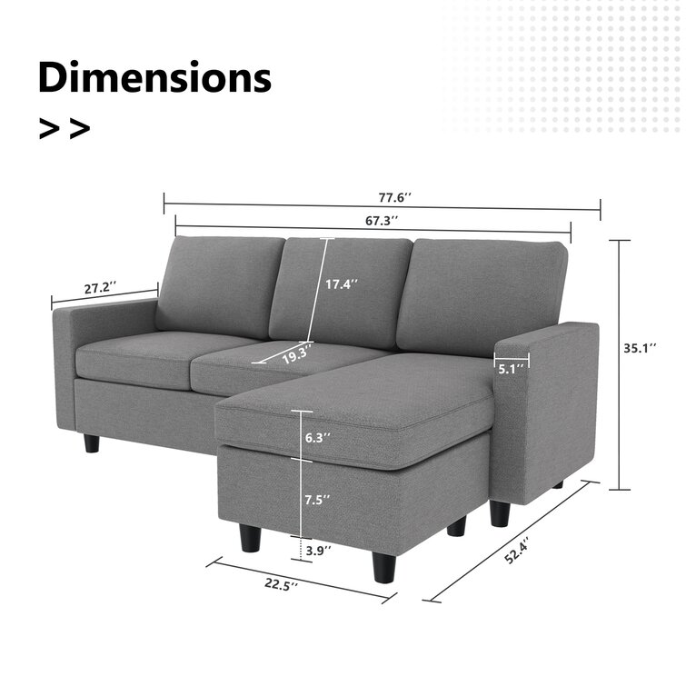 Campbelltown 2 - Piece Upholstered Sectional