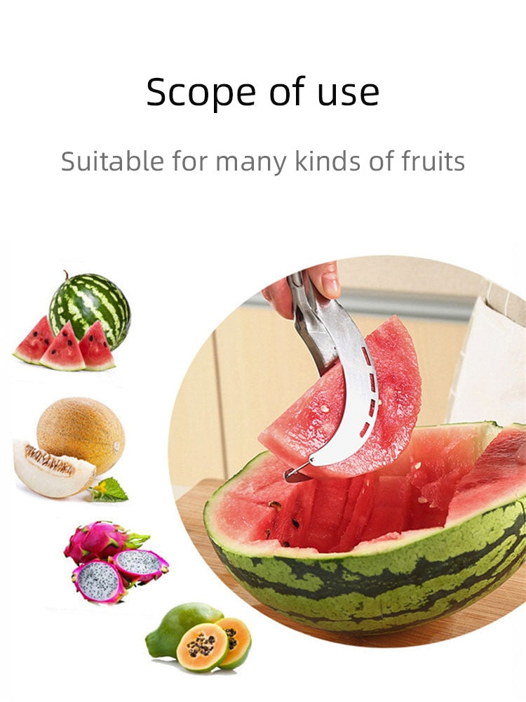 (Store Closing Sale) Stainless Steel Watermelon Slicer